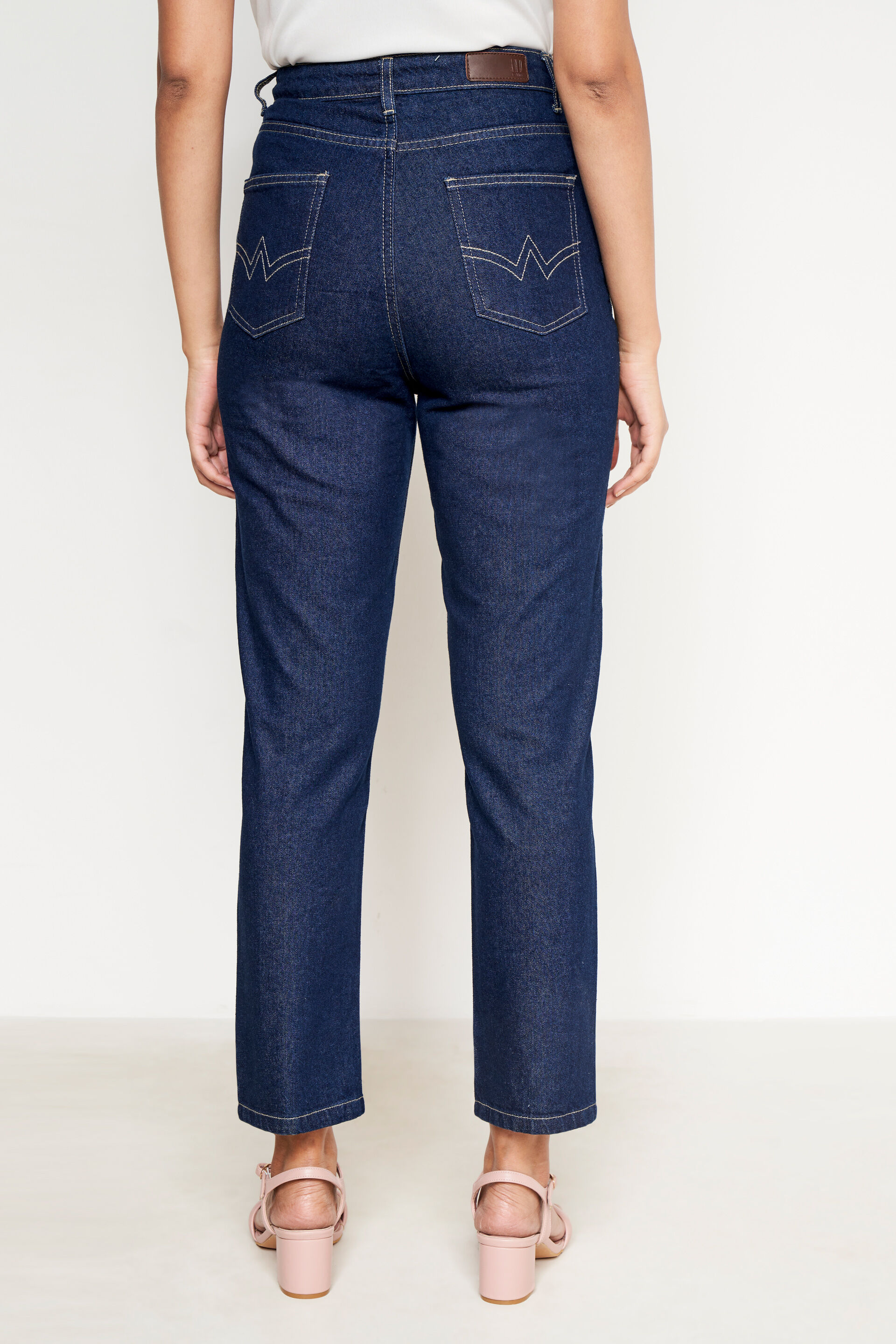 Dark Blue Straight-Fit Jeans, Dark Blue, image 3